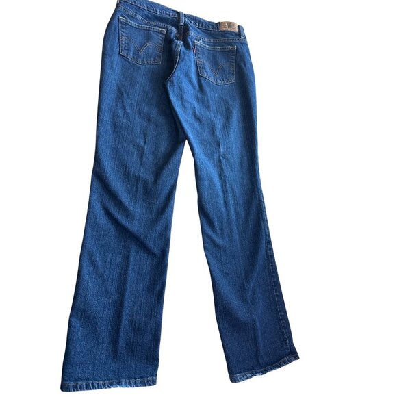 Levis 505 Relaxed Fit Womens Jeans Size 12M Medium Wash Denim Straight Leg USA M - Picture 6 of 10